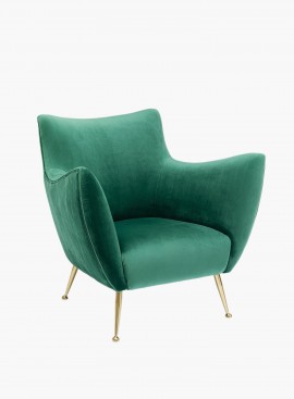 Fotel Goldfinger butelkowa zieleń