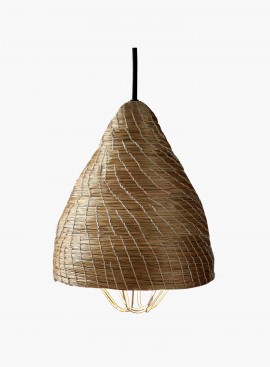 Lampa wisząca Bob Capim Dourado ręcznie wykonywana