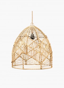 Lampa wisząca Bala Naturalna rattanowa M