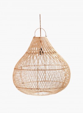 Lampa wisząca Bottle rattanowa Naturalna M