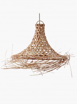 Lampa wisząca Mykonos rattanowa Naturalna L