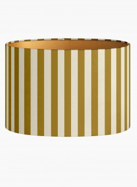 Abażur w paski Stripes oliwkowo - piaskowy
