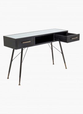 Konsola/biurko La Gomera z szufladami, grafitowa