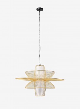 Lampa wisząca Cappello Opposto złota